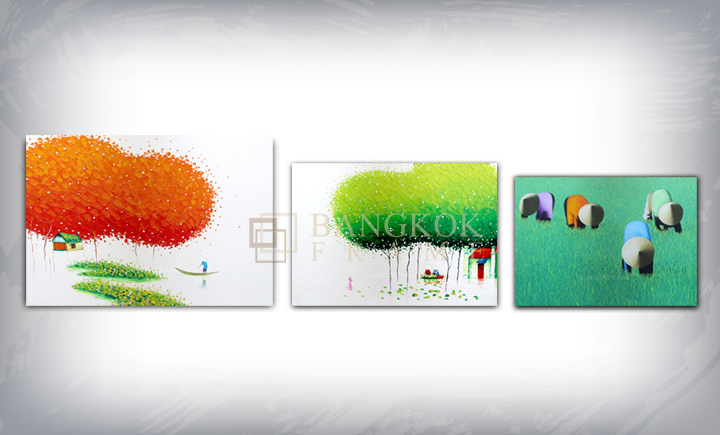 กรอบรูป ภาพสีน้ำมัน